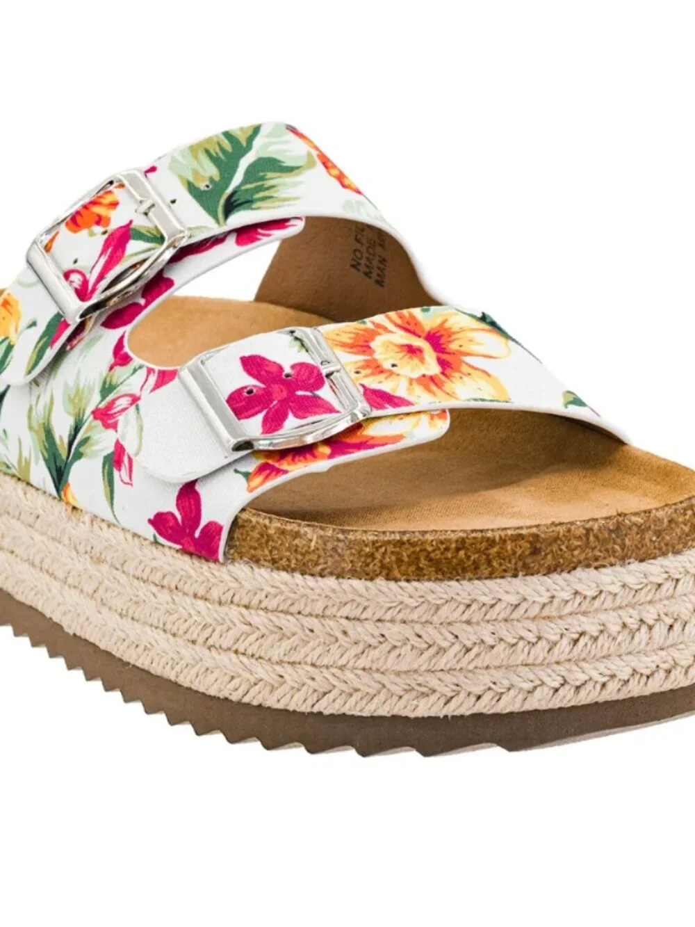 NEW Corky's No Filter White Floral Women's Size 9 - Picture 4 of 4